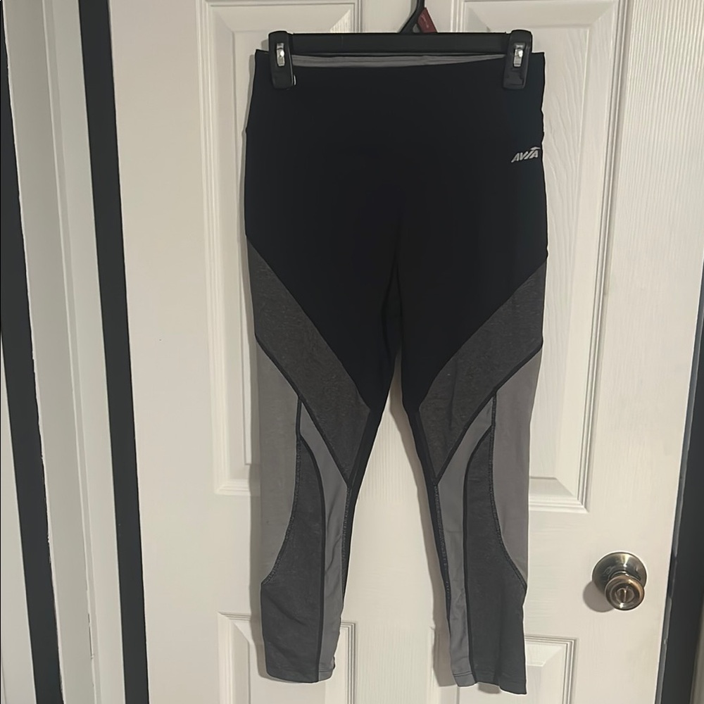 Black and Gray Athletic Leggings